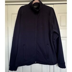 Woolrich Mens Jacket L Blue Workwear Golf Outdoor Casual Fall Jacket